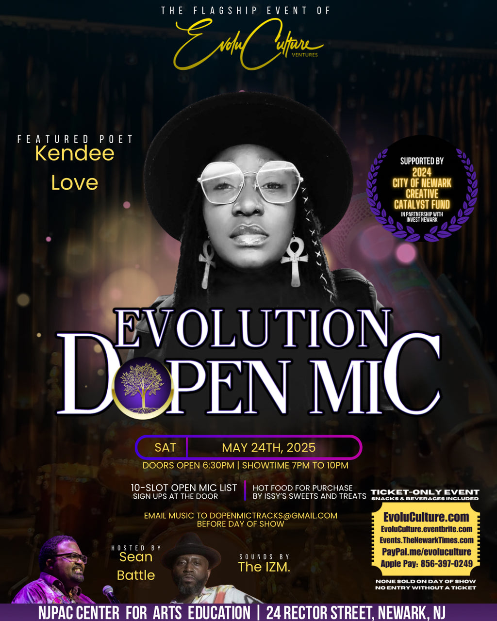 Evolution Dopen Mic 5/24 (Feat. Kendee Love)—$10 EARLY BIRD DISCOUNT AUTOMATIC AT CHECKOUT TILL APRIL 28TH