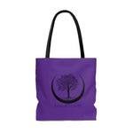 Catch These Vibes Purple AOP Tote Bag