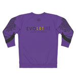 Evolution Purple AOP Unisex Sweatshirt