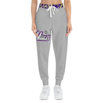 Catch These Vibes (White Letters)  Gray Athletic Joggers