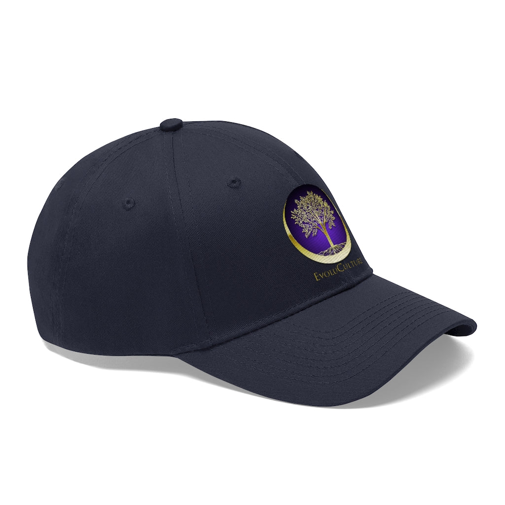 Logo w/ Gold Lettering Unisex Twill Hat