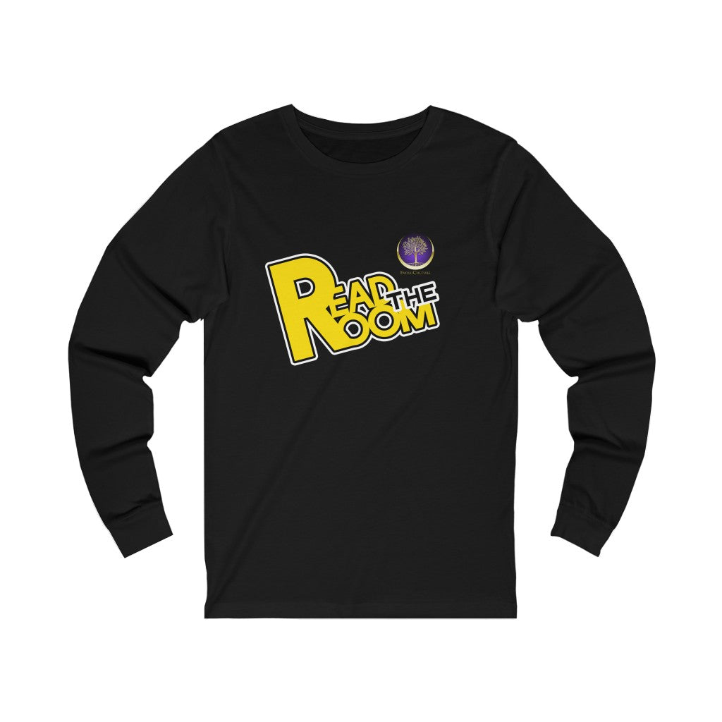 Read the Room w/ Color Logo Unisex Jersey Long Sleeve Tee