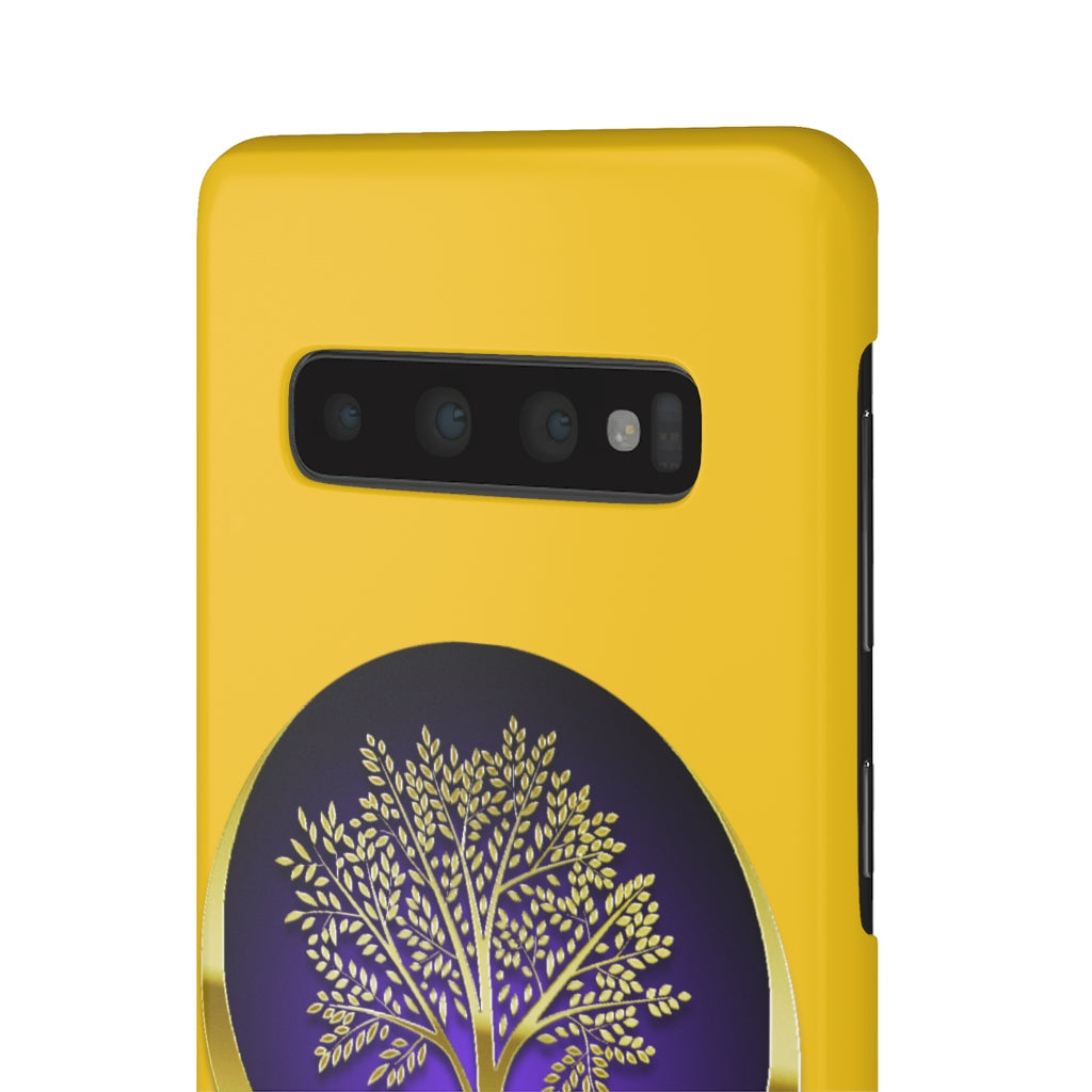 Logo w/ Black Lettering Yellow Phone Case