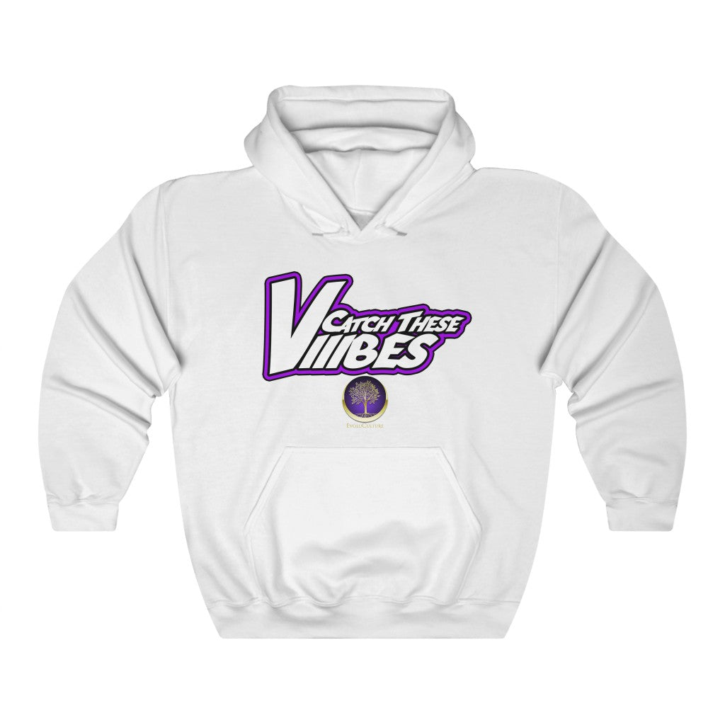 Catch These Vibes Color Logo Unisex Hooded Sweatshirt