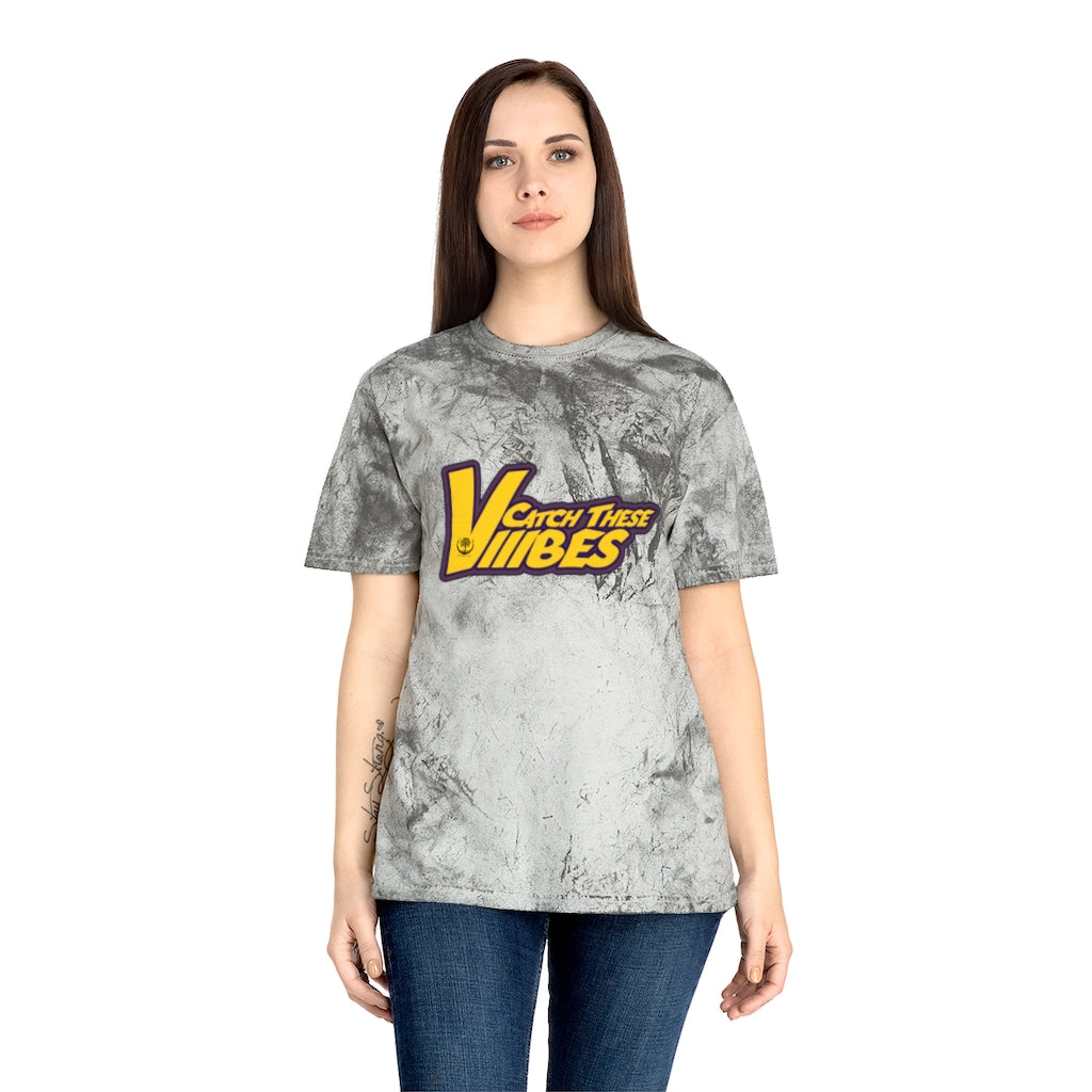 “Catch These Vibes” Unisex Color Blast T-Shirt